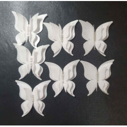 Вафельні метелики фігурні для декору 7 шт